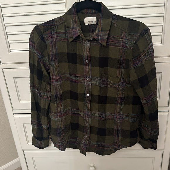 Aritizia Wilfred Plaid Button Up - Picture 6 of 6
